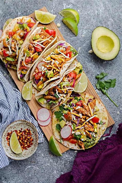 It's seasoned with my favorite blend of homemade taco seasoning. Instant Pot Chicken Tacos Recipe + Homemade Tex Mex Taco ...