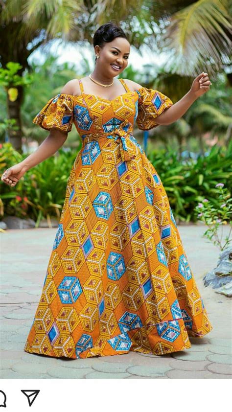 Ankara African Dresses For Women Long African Dresses African