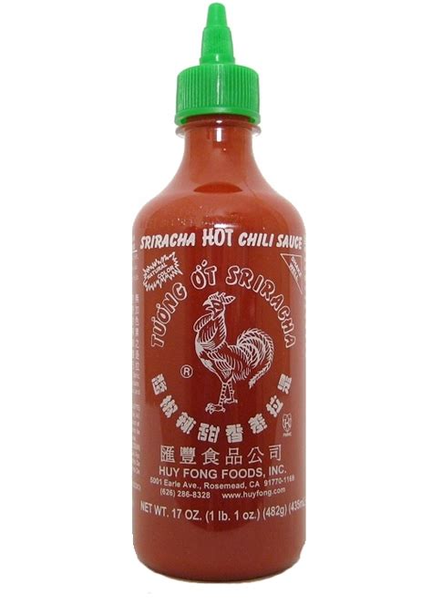 Huy Fong Sriracha Hot Chili Sauce 17oz Hot Chili Sauce Sriracha Hot Chili Sauce Sriracha