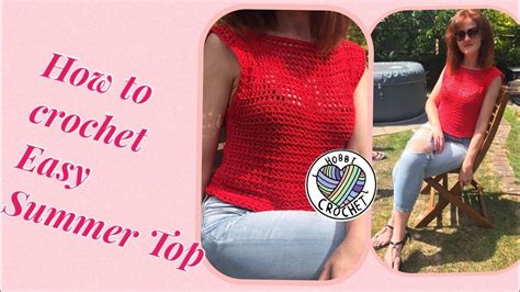 How To Crochet Easy Summer Top Diy Tutorial Youtube