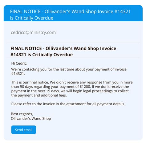 Final Notice Overdue Payment Template Best Template I Vrogue Co