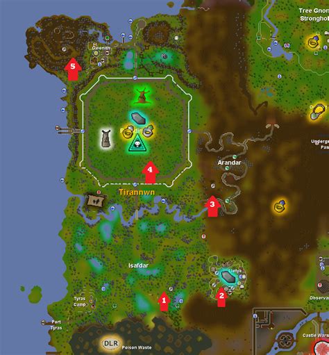 Tirannwn Shooting Star Guide Osrs Old School Runescape Guides
