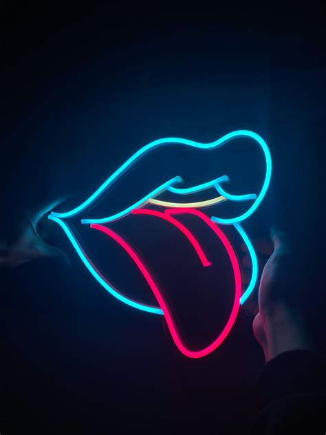 Lips Neon Sign Custom Flex Neon Led For Home Animal Sign Led