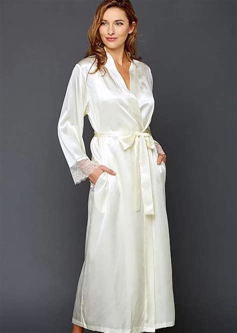 Tivoli Allura Silk Robe Julianna Rae Long Silk Nightgown Silk