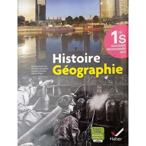 Livre Histoire Géographie 1ère S Rakuten