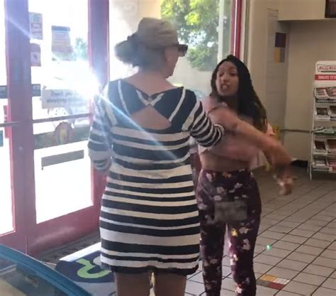 See It Arizona ‘karen Slapped In The Face After Racist Rant At Gas