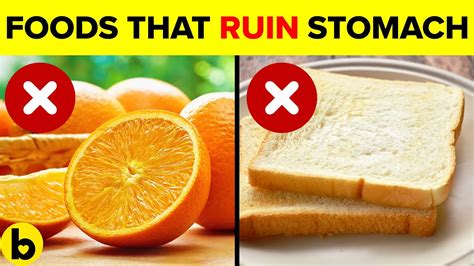 9 Foods That Are Hurting Your Unhealthy Stomach Youtube