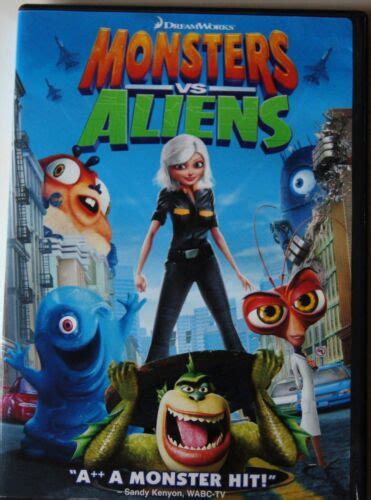 Monsters Vs Aliens Dvd Dreamworks Animation Ebay