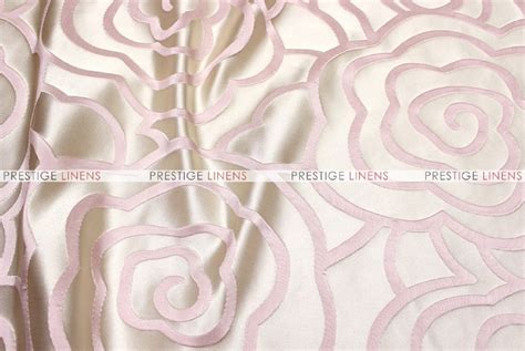 Rose Jacquard Fabric By The Yard Blush Prestige Linens