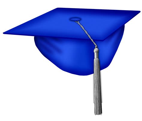 Blue Graduation Cap Clip Art At Clker Com Vector Clip