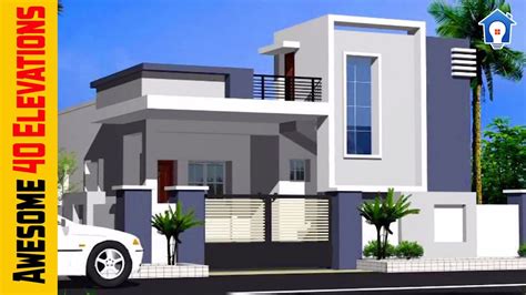 Single Floor Indian House Front Elevation Designs Photos 2021 Simple
