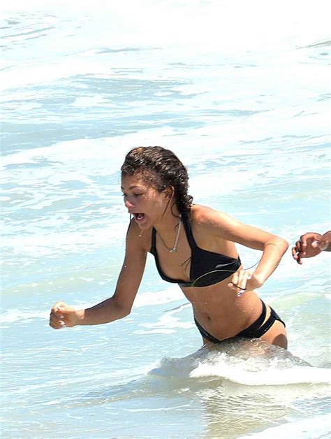 Zendaya Coleman Bikini Candids Beach In Malibu July 2015
