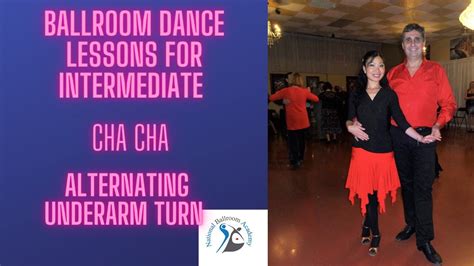 Dance Lessons For Beginner Cha Cha Alternating Underarm Turn Youtube