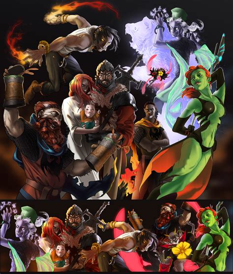 Dungeons And Dragons Group Commission By Flightyfelon On Deviantart