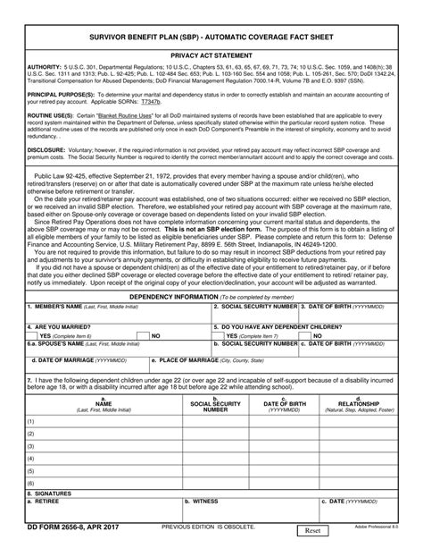 Dd Form 2656 8 Fill Out Sign Online And Download Fillable Pdf