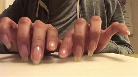 Long Nails Smooth Tapping And Scratching Youtube