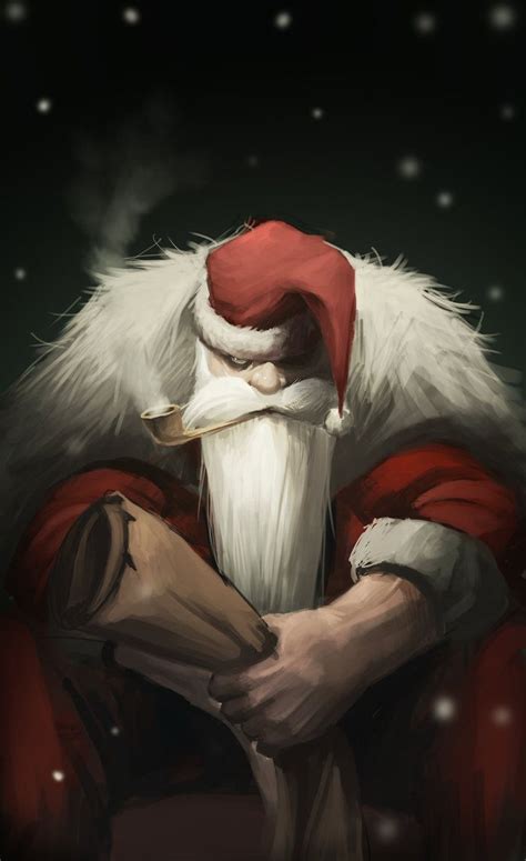 Santa Claus By Joshcorpuz85 On Deviantart Scary Christmas Christmas