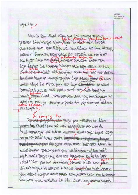 Malah, kerajaan menggalakkan rakyatnya sentiasa melibatkan diri dalam aktiviti sukan. LAMAN BLOG CIKGU TAN CL: KARANGAN SPM - FAEDAH 1 MURID 1 SUKAN