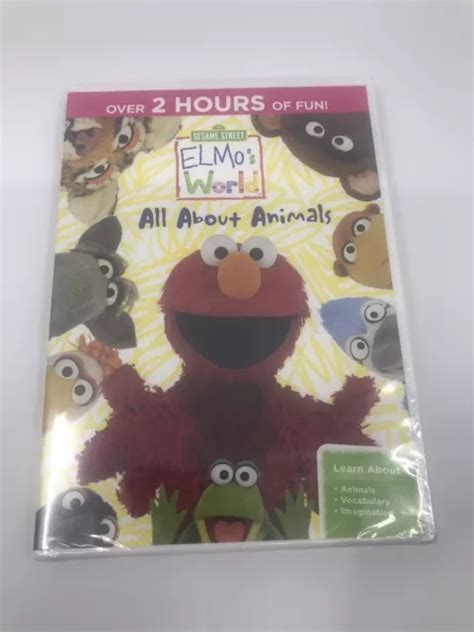 Sesame Street Elmos World All About Animals Dvd 2014 Factory