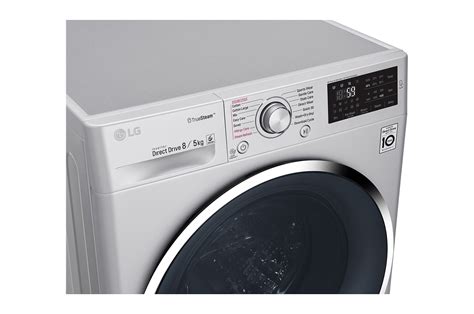 Lg 8kg Silver Front Loader Washer Dryer Fh4u2tdhp5n Lg South Africa