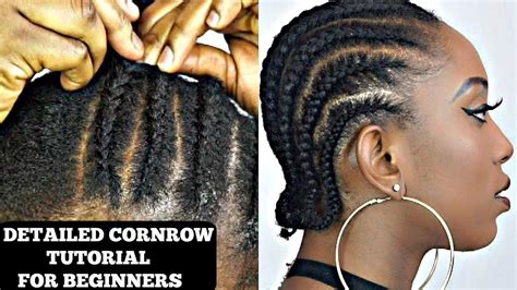 It's not braids but it's a gorgeous short style full of caramel curls. HOW TO CORNROW YOUR OWN SHORT NATURAL HAIR TUTORIAL ...