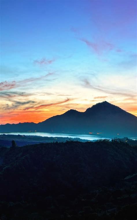 800x1280 Mountains Sky Bali Sunrise Nexus 7samsung Galaxy Tab 10note