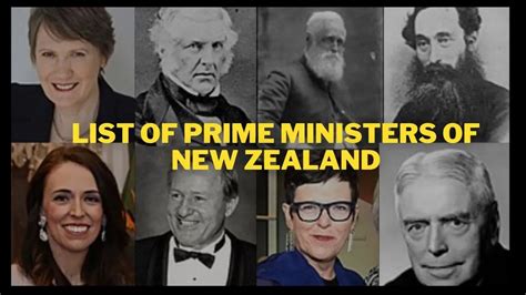 List Of Prime Ministers Of New Zealand 1856 2023