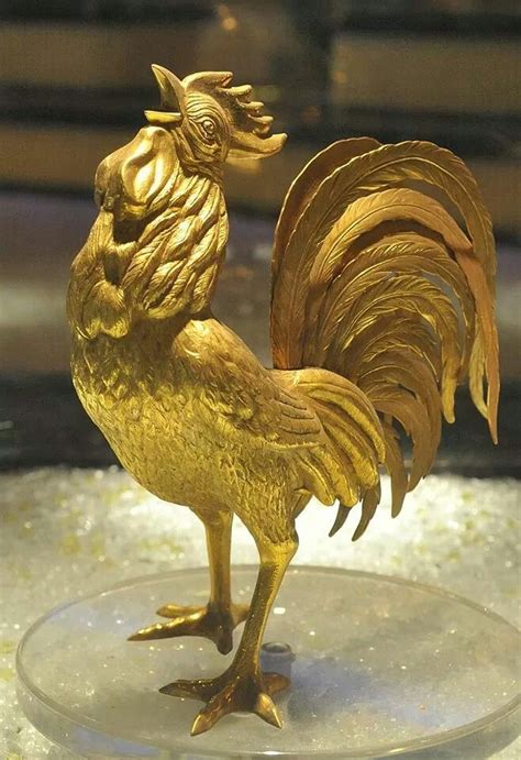 Golden Rooster That Was On Display In The Nugget In Sparks Nevada Its