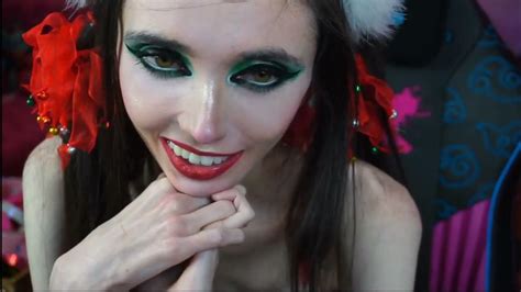 eugenia cooney shows her christmas make up close up youtube