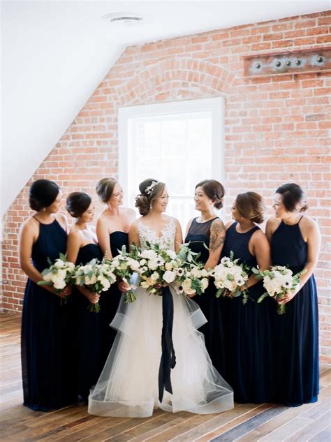 A Classically Elegant Wedding In Navy Blue At The Estate On Second