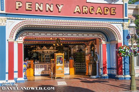 Daveland Disneyland Main Street Penny Arcade Photos