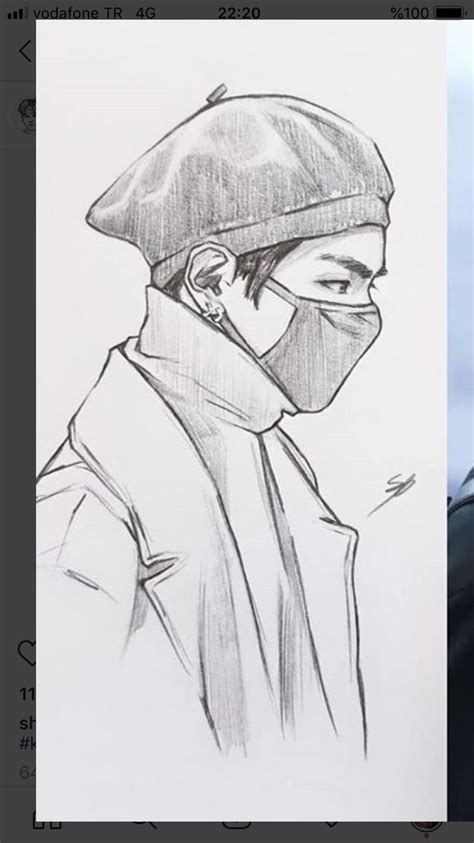 Pin by Darian on Drawings in 2020 | Bts drawings, Kpop drawings, Drawings