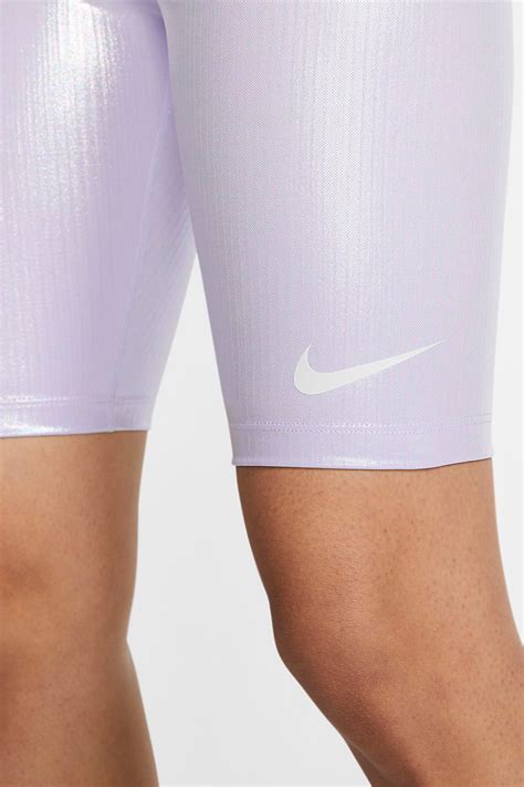 Nike Iridescent Oxygen Purple Shiny Bike Shorts Hypebae