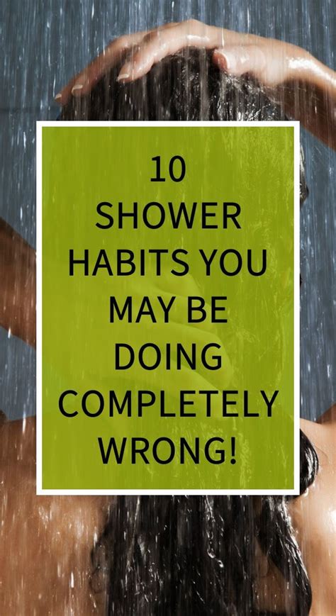 10 Shower Habits You May Be Doing Completely Wrong Herbal Remedies