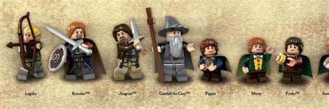 Lego Lord Of The Rings Character Images And Gollum Poster