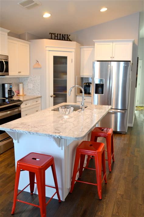 Any ideas for a white countertop in a radianz, cambria or silestone? White Thermofoil Kitchen - Traditional - Kitchen - calgary ...