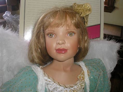 Angelina Blonde Hair 32 Hsn Porcelain Doll By Elite Dolls Blonde