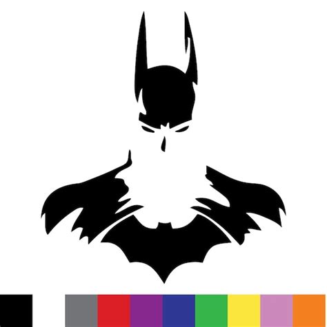 Batman Silhouette Custom Vinyl Decal Sticker Car By Decalexchange