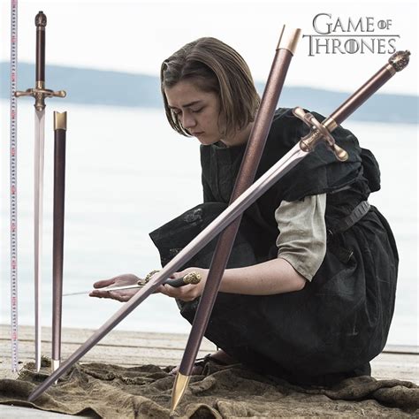 Game Of Thrones Arya Stark Needle Sword 80cm Or 98cm Material Stainless