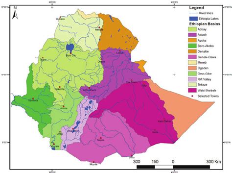 5 River Basin Map Of Ethiopia Download Scientific Diagram