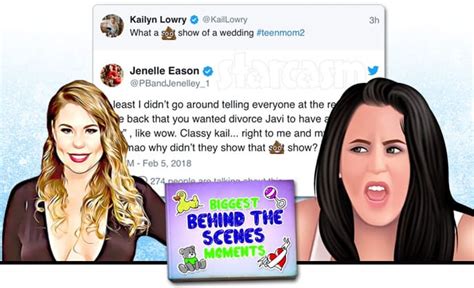 Jenelle Eason And Kailyn Lowry Tussle Over Teen Mom 2 Bts Moments Episode