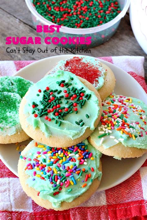 Feel free to tint either icing with gel food coloring. BEST Sugar Cookies - Can't Stay Out of the Kitchen