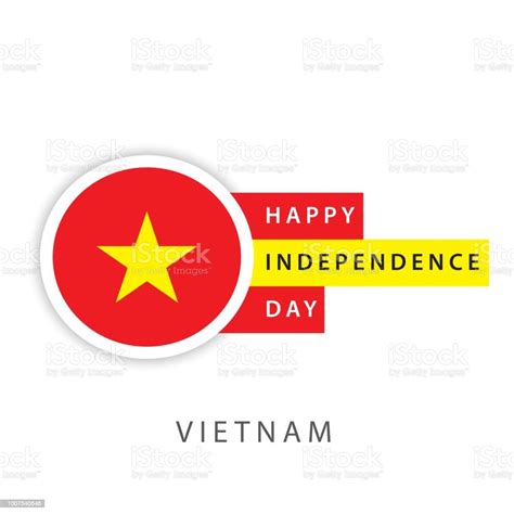 Ilustración De Día De La Independencia De Vietnam Feliz Vector