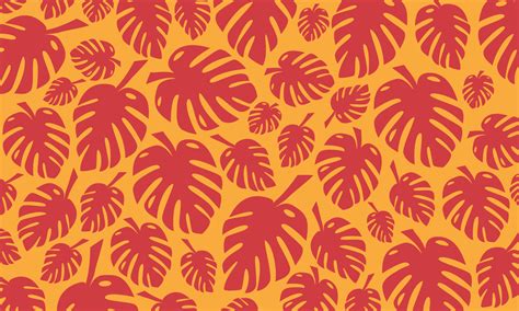 Abstract Vintage Retro Tropical Foliage Pattern Wallpaper 18860083