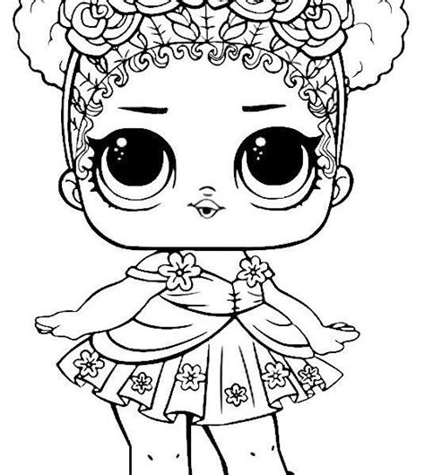 Lil outrageous littles have so much variety, cuteness and attitude, they never get dull. Flower Child Series 3 Lol Surprise Doll Coloring Page ...