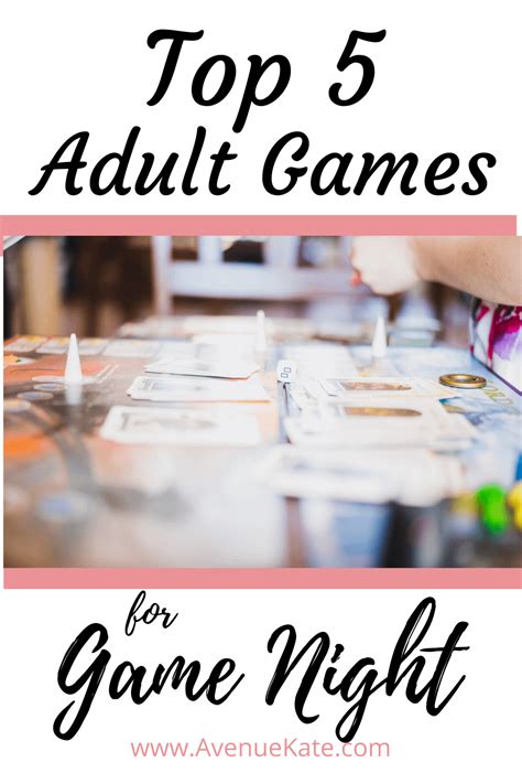 Best Adult Games For Game Night Avenue Kate