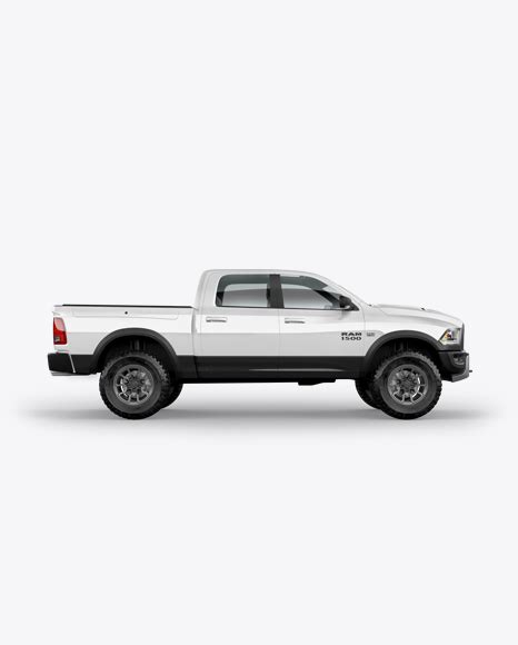 Dodge Ram 1500 Mockup Side View Free Download Images High Quality