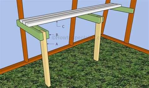 21 cheap & easy greenhouse plans you can build yourself. Greenhouse bench plans | HowToSpecialist - How to Build ...