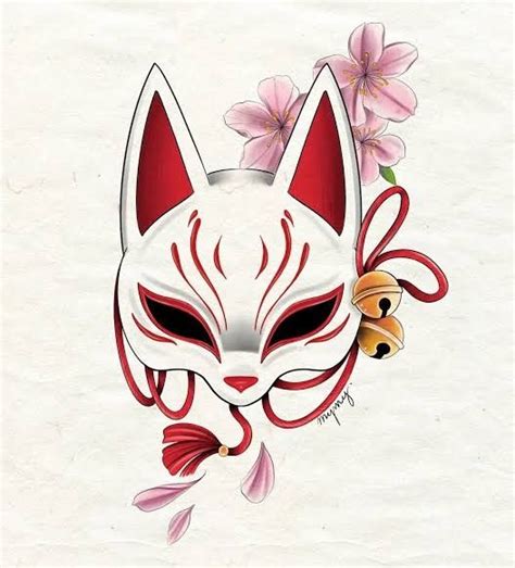 Mask Kitsune In 2021 Kitsune Mask Mask Drawing Kitsune