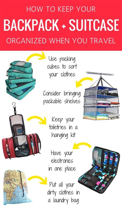5 Items To Keep Your Backpack Organized When You Travel